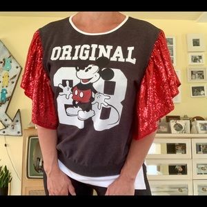RePurposed Disney T-Shirt Mickey Mouse Tee